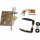 Kit serrure porte coulissante PZW PZW 25/60/72/8 mm plaque frontale carrée galvanisée longueur 210 mm BETZ