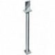 Pied de poteau PILG 90x60x110mm acier galvanisé - A sceller
