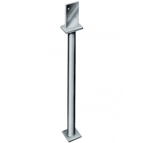 Pied de poteau PILG 90x60x110mm acier galvanisé - A sceller
