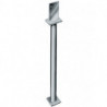 Pied de poteau PILG 90x60x110mm acier galvanisé - A sceller
