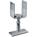 Pied de poteau PVDB 70x160x8mm acier galvanisé - A visser SIMPSON STRONG TIE