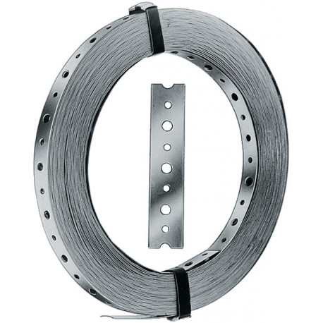 Bande Ruban perforé BAN tape-B20 x 1mm longueur 25 m galvanisé à chaud SIMPSON STRONG TIE