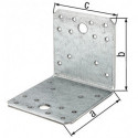 Equerre Connecteur d'angle 105x90x105mm S.3mm ETA-08/0165 GAH (Par 25)