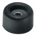 Tampon de porte D.40mm H.40mm caoutchouc rouge a visser (Par 25)