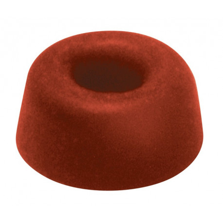 Tampons de siège de toilette D.21mm H.10mm caoutchouc rouge (Par 100)