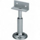 Support de cloison largeur 60 mm, hauteur 100-120 mm, aluminium F1 / coloris naturel, réglable en hauteur DENI