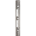 Plaque de verrou porte d'angle de sécurité L.300mm B.25mm S.2mm Acier inoxydable brossé mat 005/3126 SCHNEGEL
