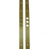 Plaque plate fixation L.280mm B.20mm S.3mm acier galvanisé.006/770/V SCHNEGEL
