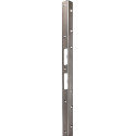 Plaque de verrou porte d'angle de sécurité L.500mm B.25mm S.2mm Acier inoxydable brossé mat 005/3127 SCHNEGEL