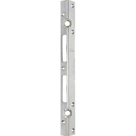 Plaque de verrou porte d'angle de sécurité L.300mm B.20mm S.3mm Acier galvanisé.006/911/V