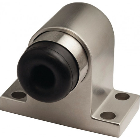 Butée de porte 005/589/5 hauteur 75 mm acier inoxydable mat fixation cheville SCHNEGEL