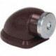Support de porte magnétique 011/572/1 hauteur 38 mm plastique brun fixation cheville SCHNEGEL