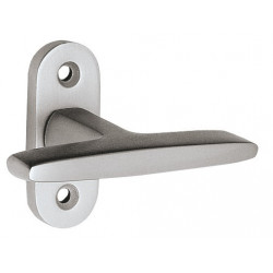 Poignée de fenêtre 1511/0000 Alu.F2/argent 35mm Poignée croisée EDI