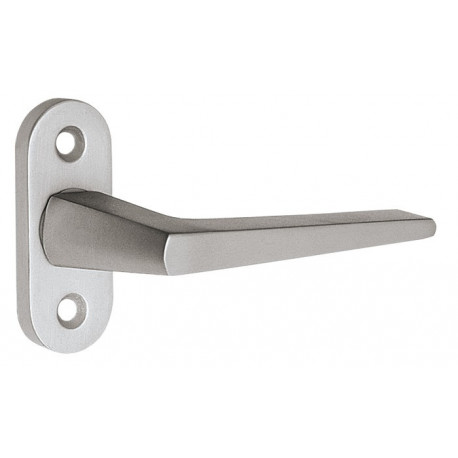Poignée de fenêtre 1512/0000 Alu.F2/argent 35mm Stand.EDI