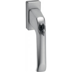 Poignée de fenêtre 1003/2035 Alu.F9016/blanc signalisation 35mm verrouillable EDI