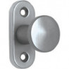 Bouton de porte relevable aluminium F2 / argent nickel 35 mm EDI