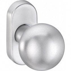 Poignée porte boule 2033/5020 Material Inox EST carré.M12mm fest EDI