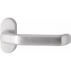 Poignée porte 1200/2133 Inox EST courbé carré.9mm EDI