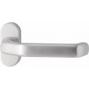 Poignée porte 1200/2133 Inox EST courbé carré.9mm EDI