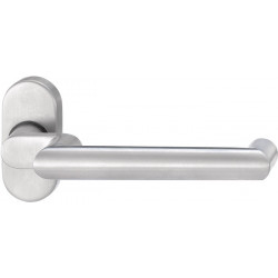 Poignée porte 1133/2133 Inox EST courbé carré.9mm EDI
