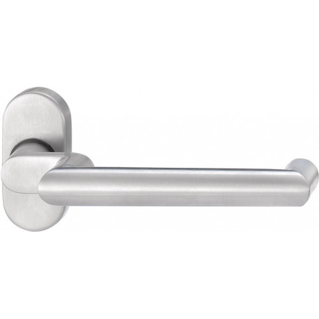 Poignée porte 1133/2133 Inox EST courbé carré.9mm EDI