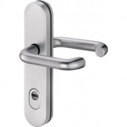 Poigné porte Logo 8755/7203 Alu.F1 72mm 35-45mm EDI