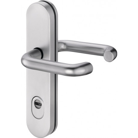 Poigné porte Logo 8755/7203 Alu.F1 72mm 35-45mm EDI