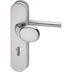 Poigné porte Logo 8743/0292 Alu.F1 92mm 65-75mm EDI