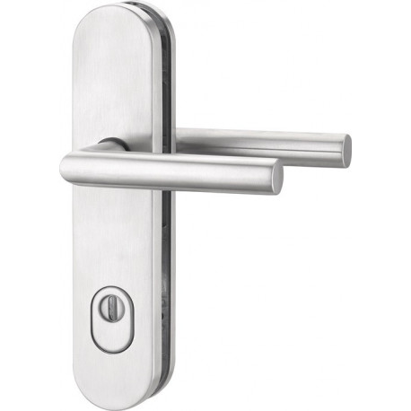 Poigné porte Logo 8745/7203 Alu.F1 72mm 35-45mm EDI