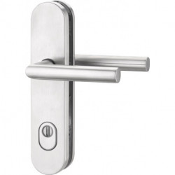 Poigné porte Logo 8745/9203 Alu.F1 92mm 65-75mm EDI