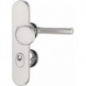 Poigné porte METIS 8742/0272 Alu.F1 72mm 35-45mm EDI