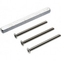 Kit de fixation porte Nr.61 78-82mm M6x90 carré.8x100mm EDI