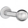 Bouton de porte K4 / 052/02 Inox Support F00 Tête sphérique coudée 8 mm