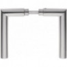 Paire de poignée 108 H acier inox F00 tige carrée 10 mm EDI