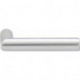 Pièce de trou de poignée de porte en acier inoxydable 148/108 carré mat 8 mm DIN droite / gauche