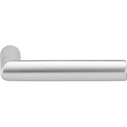 Pièce de trou de poignée de porte en acier inoxydable 148/108 carré mat 8 mm DIN droite / gauche