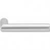 Pièce de trou de poignée de porte en acier inoxydable 148/108 carré mat 8 mm DIN droite / gauche