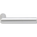 Pièce de trou de poignée de porte en acier inoxydable 148/108 carré mat 10 mm DIN droite / gauche