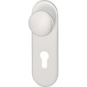 Set poignée porte Targa/K FS K7/103 Alu.F1 D/K TS 38-58mm PZ rd DIN Gauche / Droite EDI