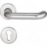 Set poignée porte Riva FS 103/103 AP Alu.F1 D/D TS 38-58mm PZ rd.DIN Gauche / Droite EDI