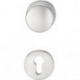 Set poignée porte Riva FS K7/103 VA F00 D/K TS 38-58mm PZ rd.DIN Gauche / Droite EDI