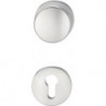 Set poignée porte Riva FS K7/103 VA F00 D/K TS 38-58mm PZ rd.DIN Gauche / Droite EDI