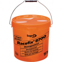 Mortier de scellement Racofix® 8700 1:3 (eau/mortier) 15 kg seau SOPRO