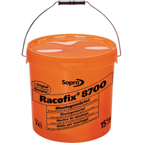 Mortier de scellement Racofix® 8700 1:3 (eau/mortier) 15 kg seau SOPRO