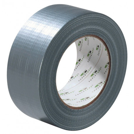 Adhésif toilé SuperDuct ST201 gris argent longueur 50 m largeur 48 mm rouleau SUPERTAPE