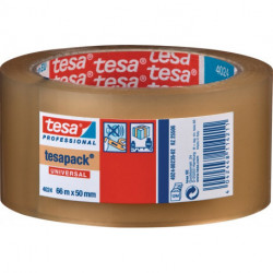 Ruban adhésif d'emballage en PP tesapack® 4024 incolore longueur 66 m largeur 50 (Par 6)