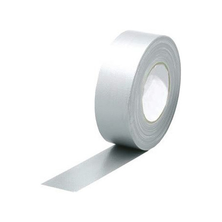 Adhésif toilé argent longueur 50 m largeur 48 mm rouleau ENVIROPACK