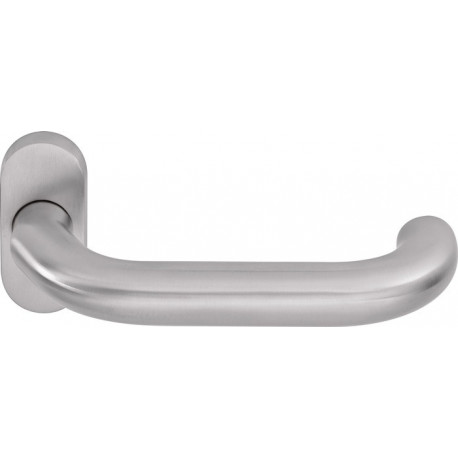 Poignée porte OGRO 8100V 8MM/6621 ER Inox ER ov.schräg OGRO