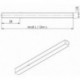 Carré porte OGRO 114 PB carré.8x110mm acier OGRO