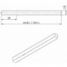 Carré porte OGRO 114 PB carré.8x97mm acier OGRO